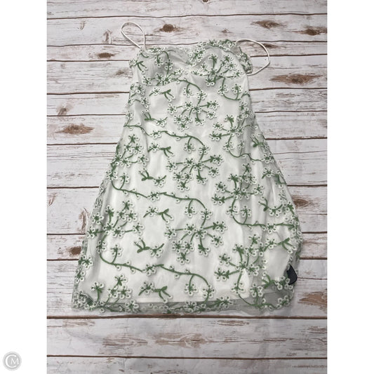 Dress Casual Short By 12th Tribe In Green & White, Size: M