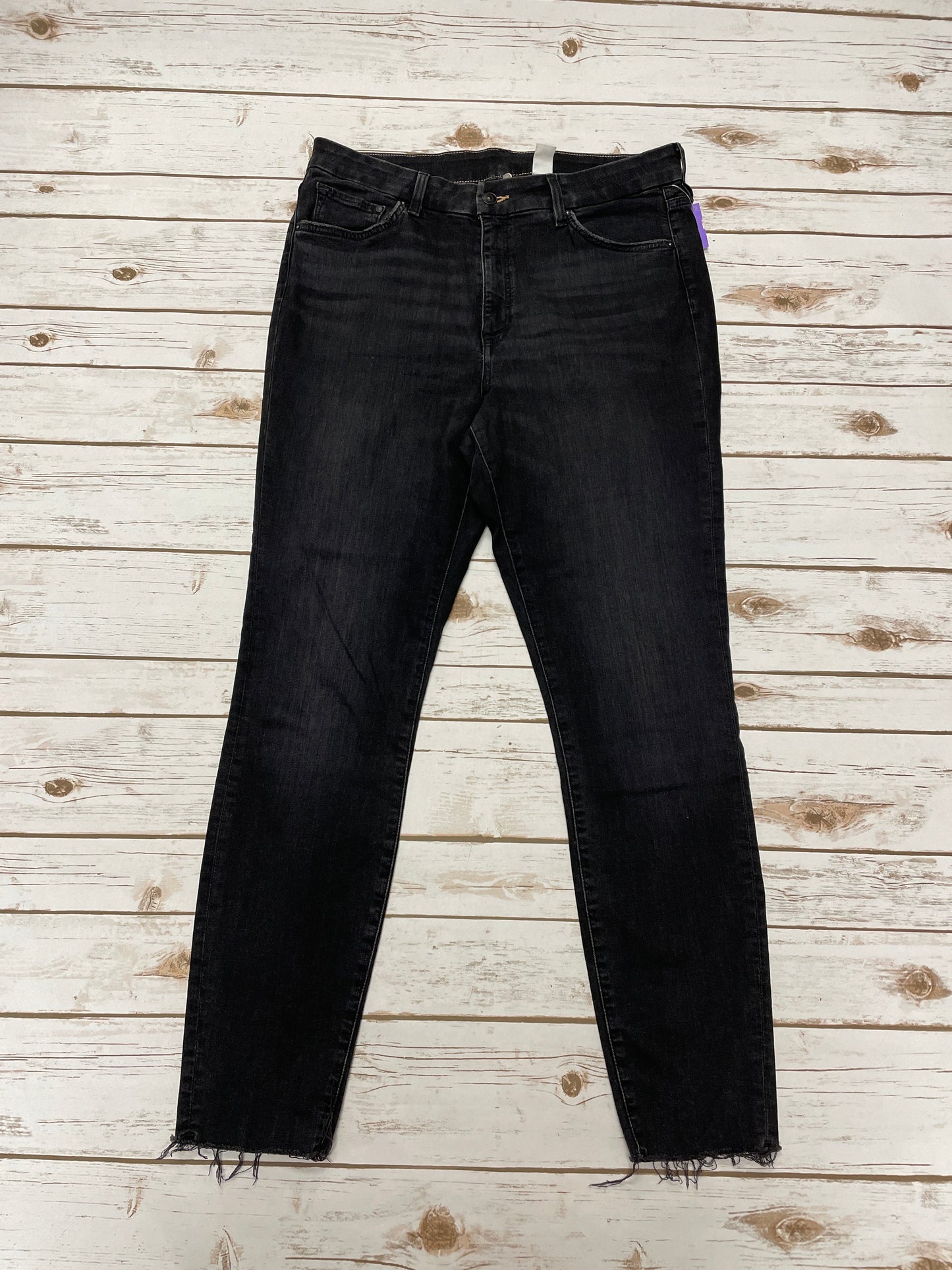 Jeans Skinny By H&m In Black, Size: 14