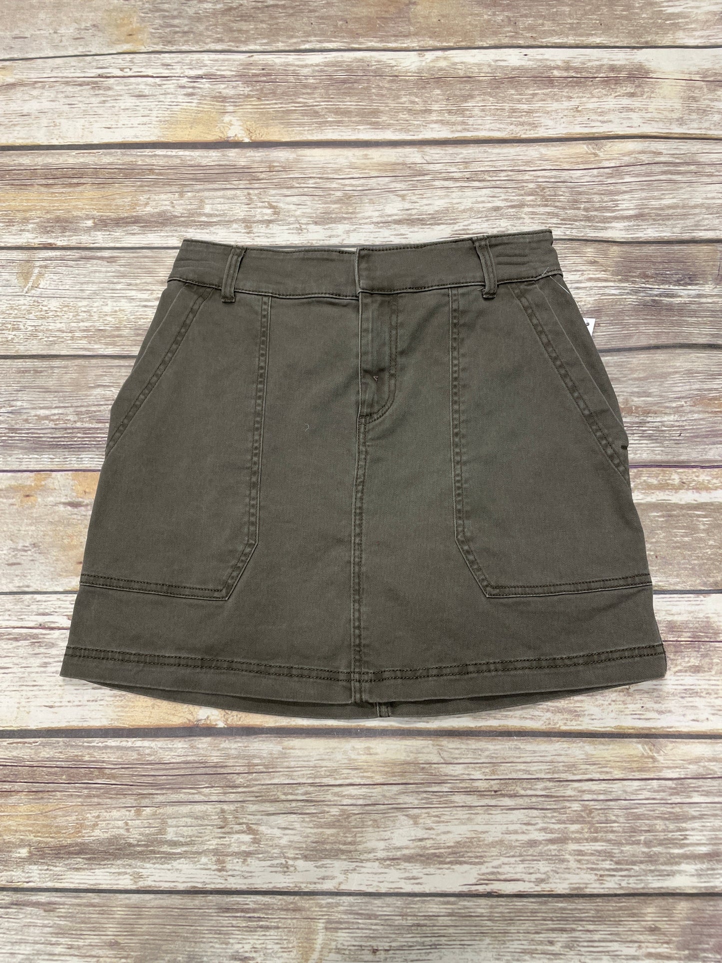 Skirt Mini & Short By Abercrombie And Fitch In Green, Size: S