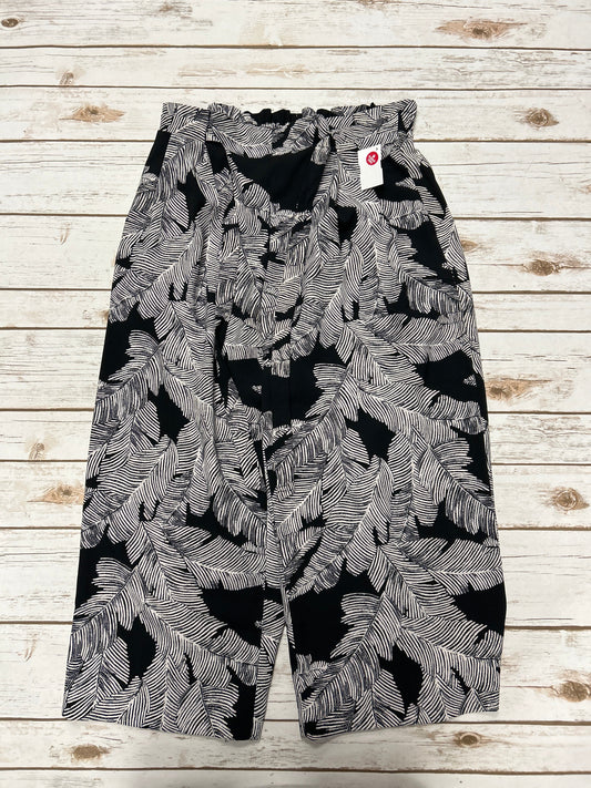 Pants Cropped By Worthington In Floral Print, Size: M