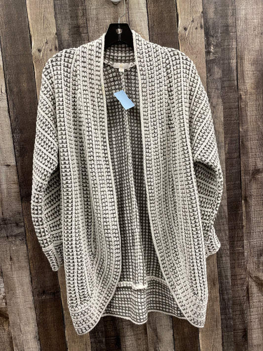 Sweater Cardigan By Charming Charlie In Grey, Size: M