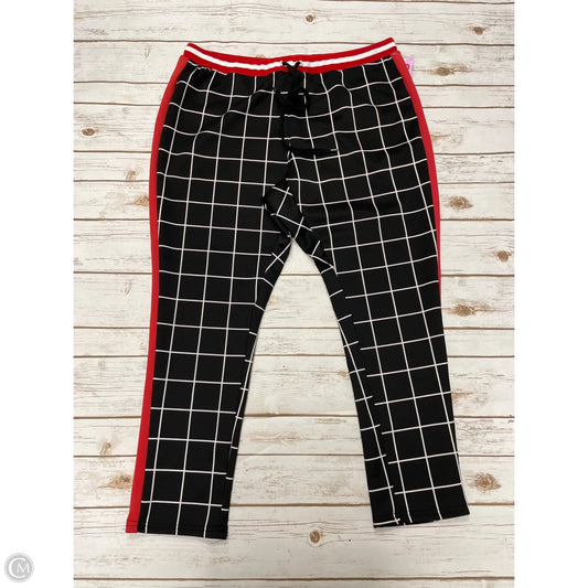 Athletic Pants By Ashley Stewart In Plaid Pattern, Size: 26
