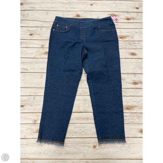 Jeans Straight By Ruby Rd In Blue, Size: 16
