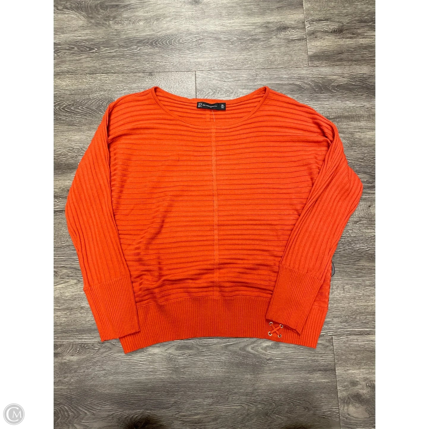Sweater By New York And Co In Orange, Size: Xxl