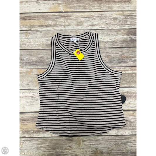Top Sleeveless By Kaileigh In Striped Pattern, Size: Xl
