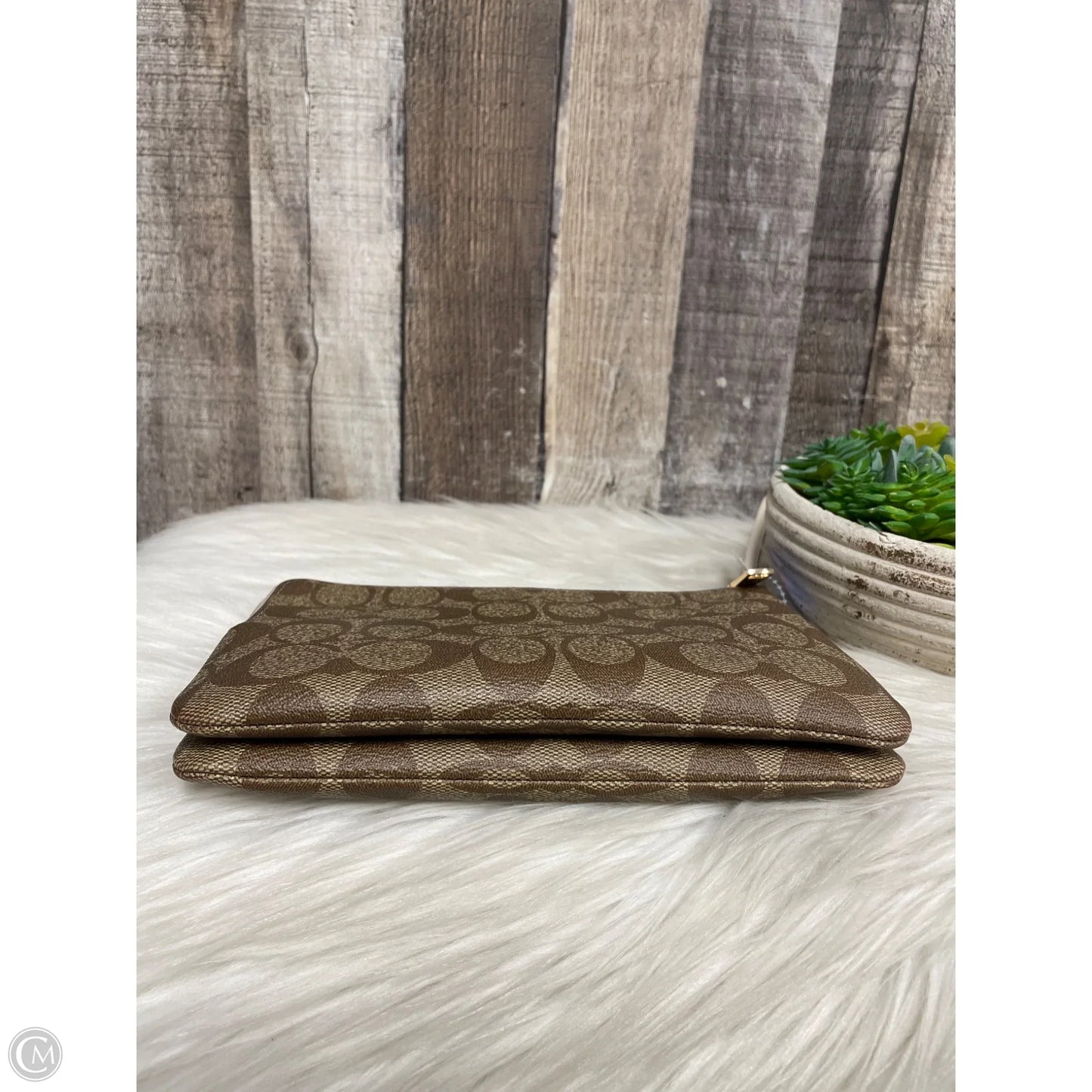 Wristlet Designer By Coach, Size: Medium