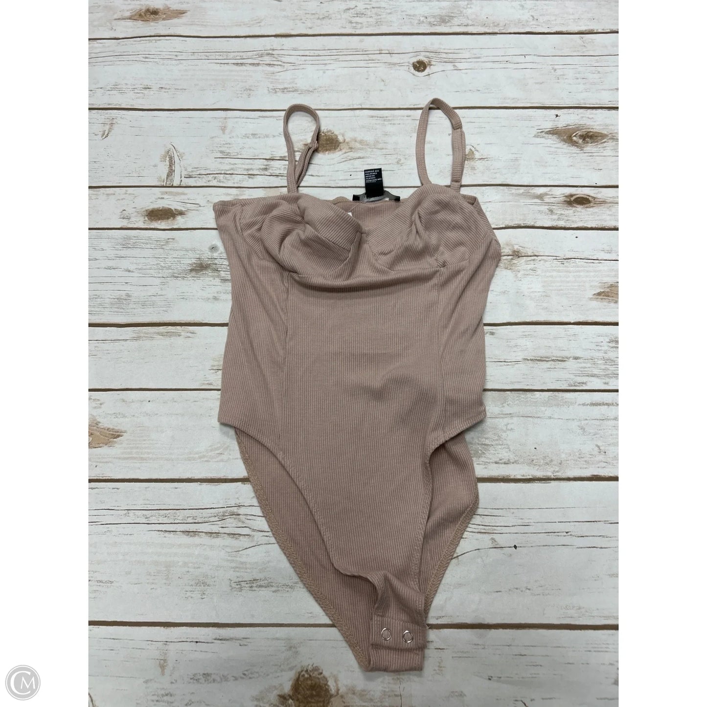Bodysuit By Forever 21 In Tan, Size: L