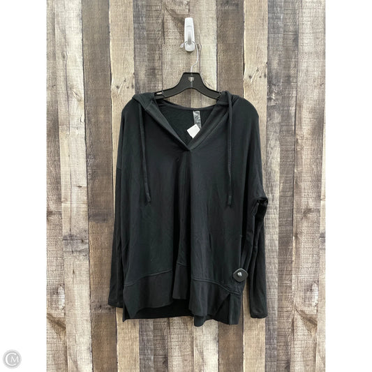 Sweatshirt Hoodie By Lou And Grey In Black, Size: Xs