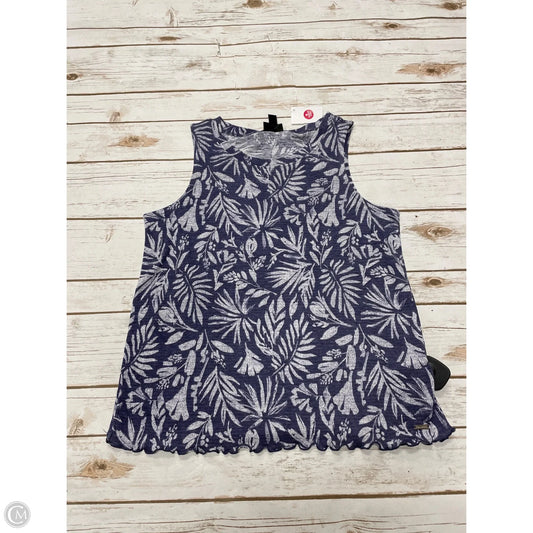 Top Sleeveless By Tahari By Arthur Levine In Blue, Size: S