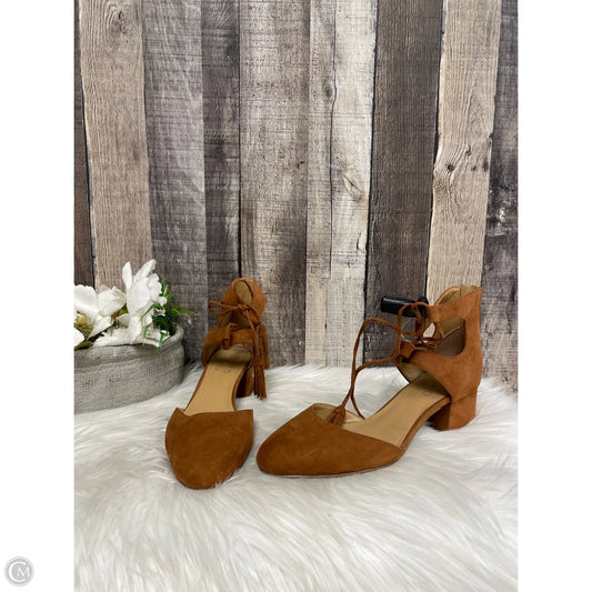 Shoes Heels Block By Franco Sarto In Camouflage Print, Size: 6.5