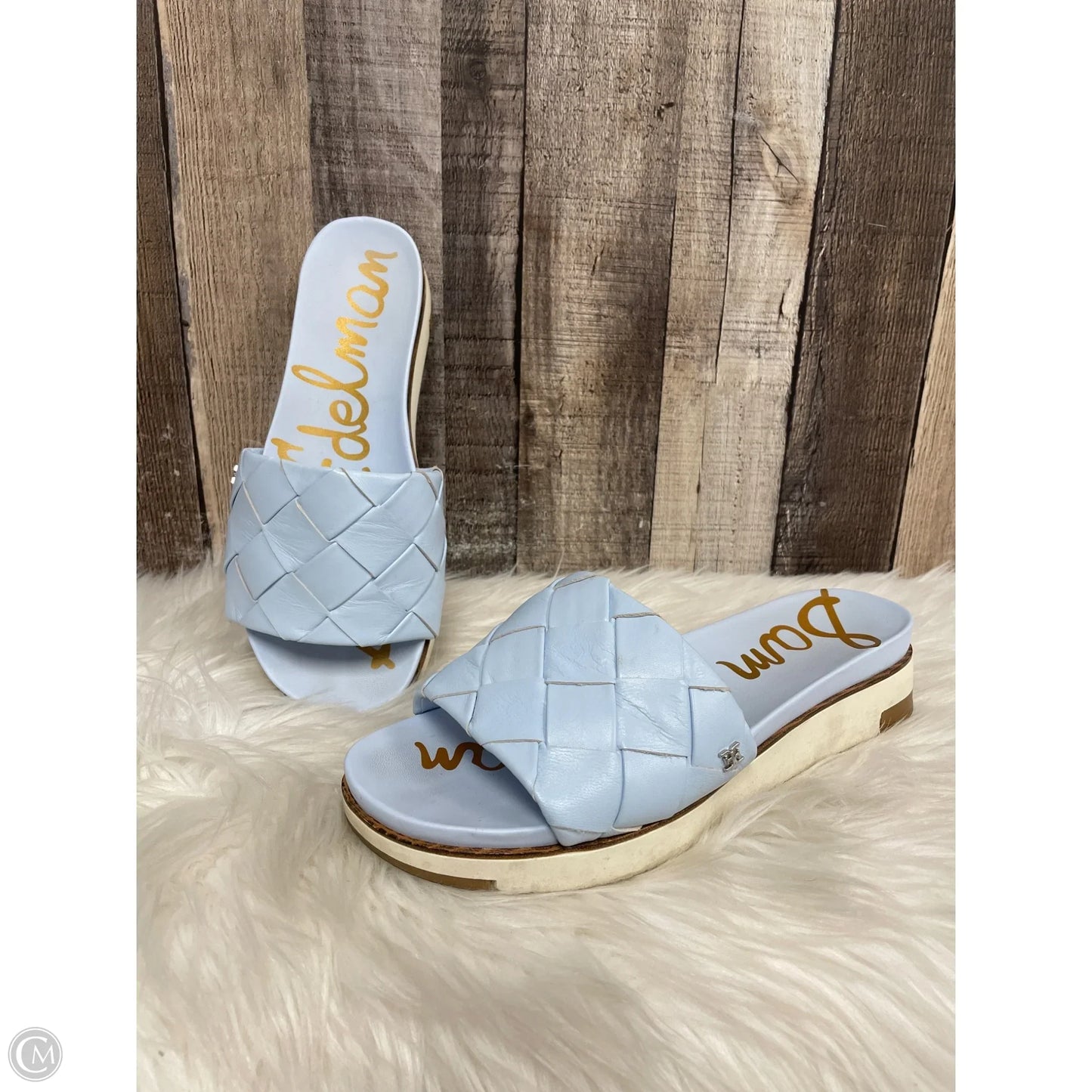 Sandals Flats By Sam Edelman In Blue, Size: 8.5