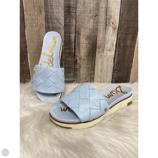 Sandals Flats By Sam Edelman In Blue, Size: 8.5