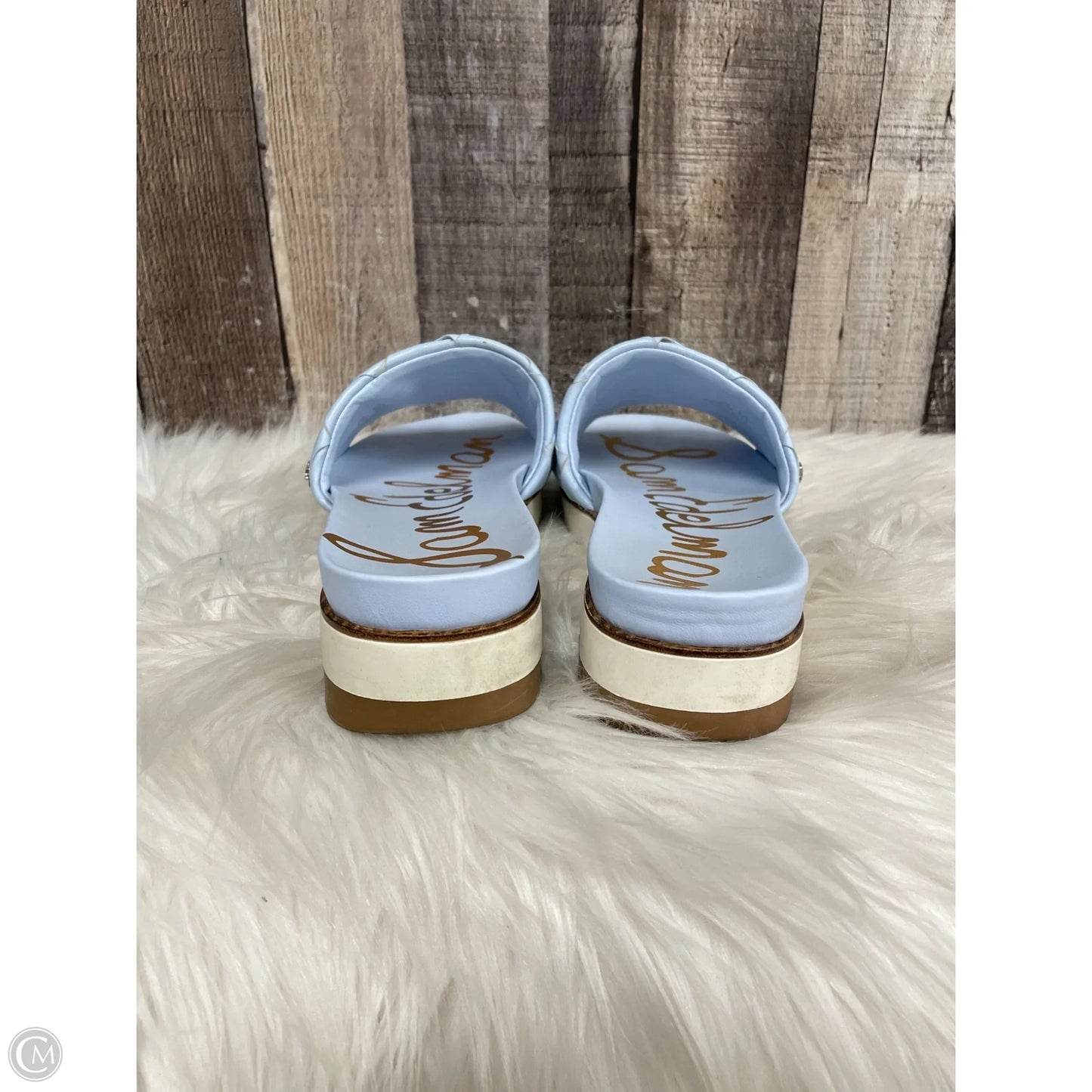 Sandals Flats By Sam Edelman In Blue, Size: 8.5