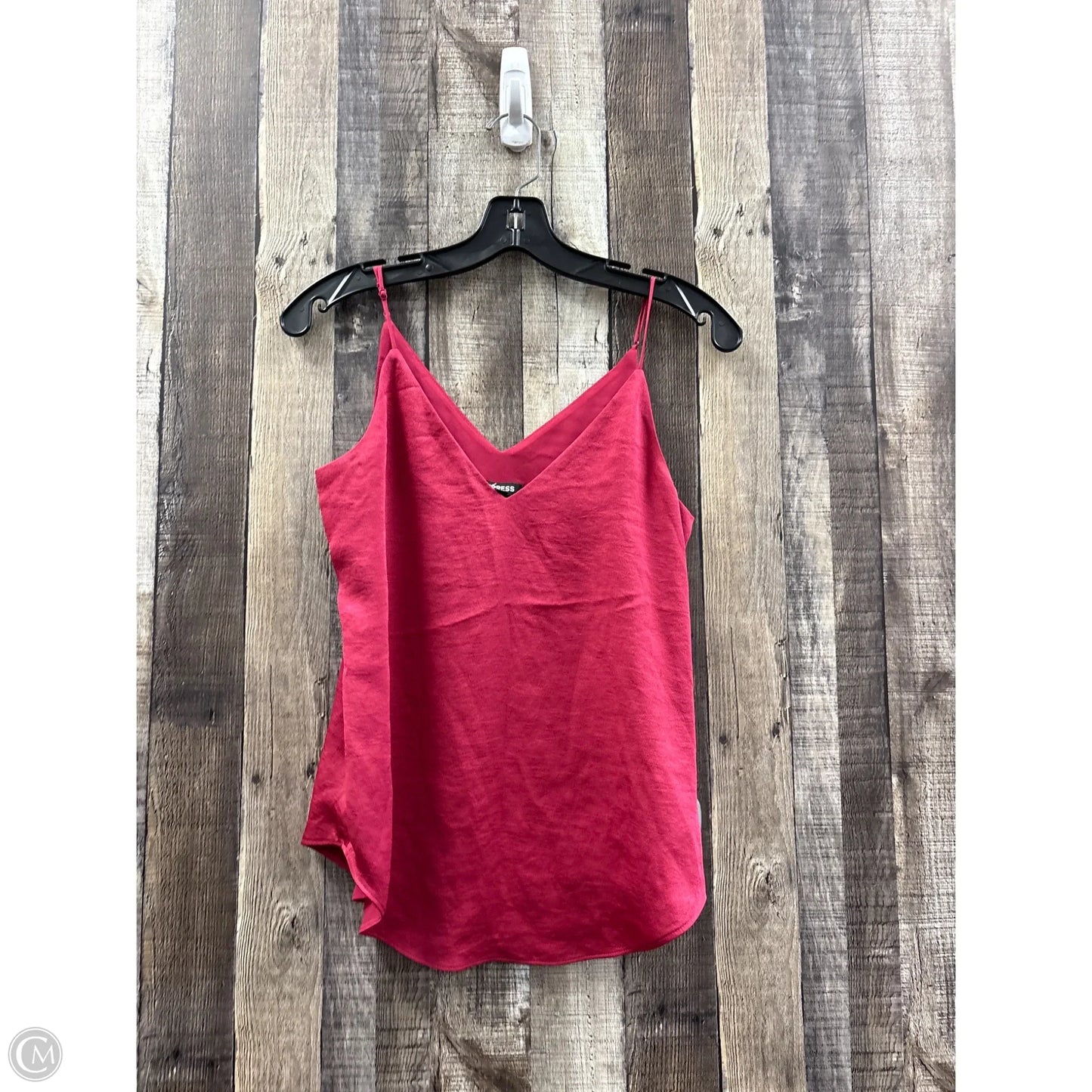 Top Sleeveless By Express In Red, Size: Xs