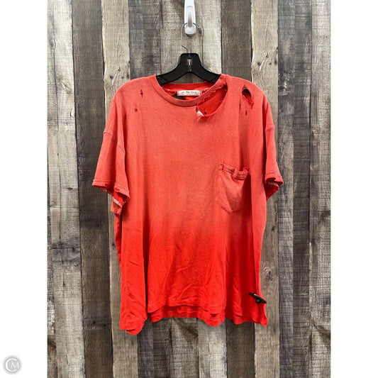 Top Short Sleeve By We The Free In Red, Size: M