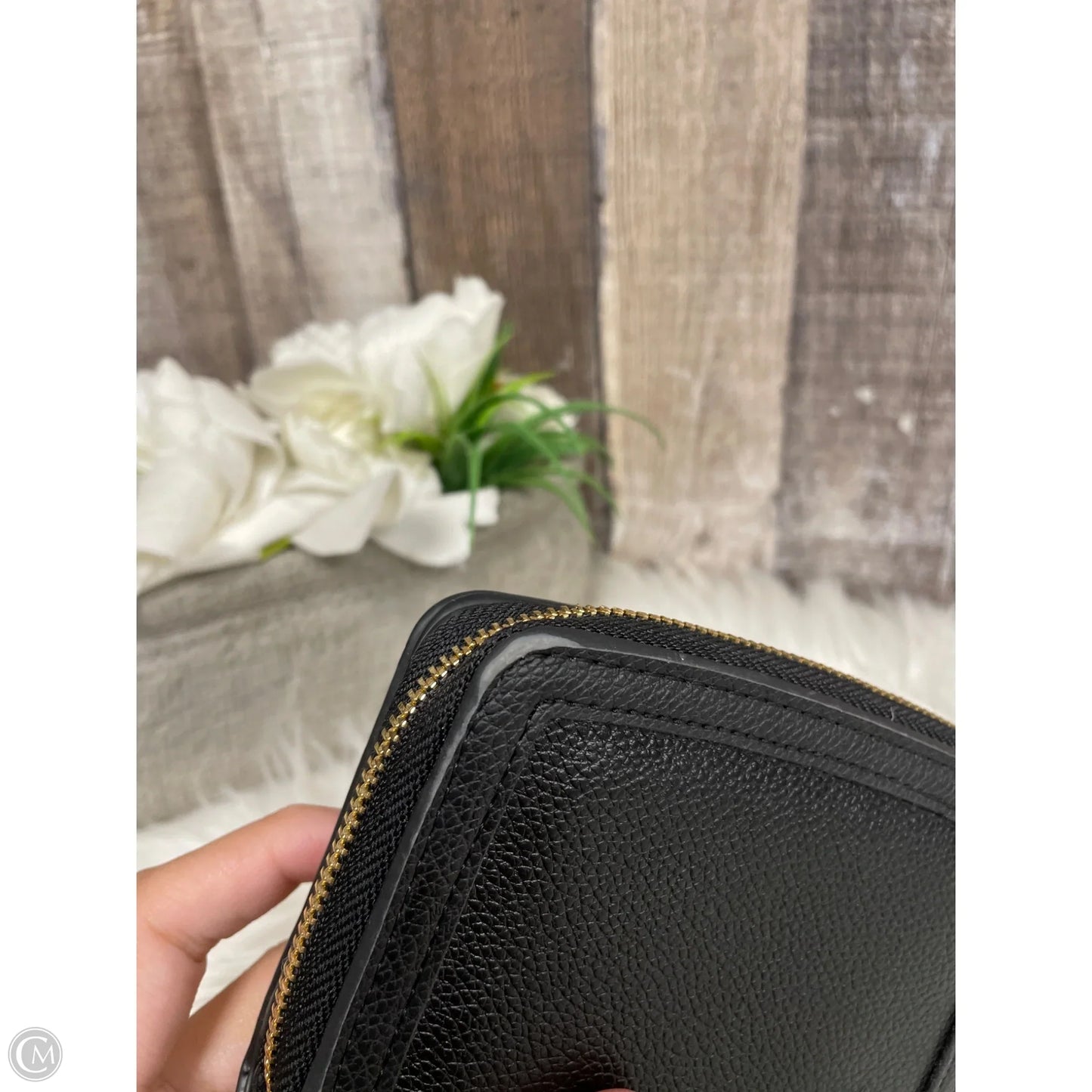 Wallet Leather By Anne Klein, Size: Medium