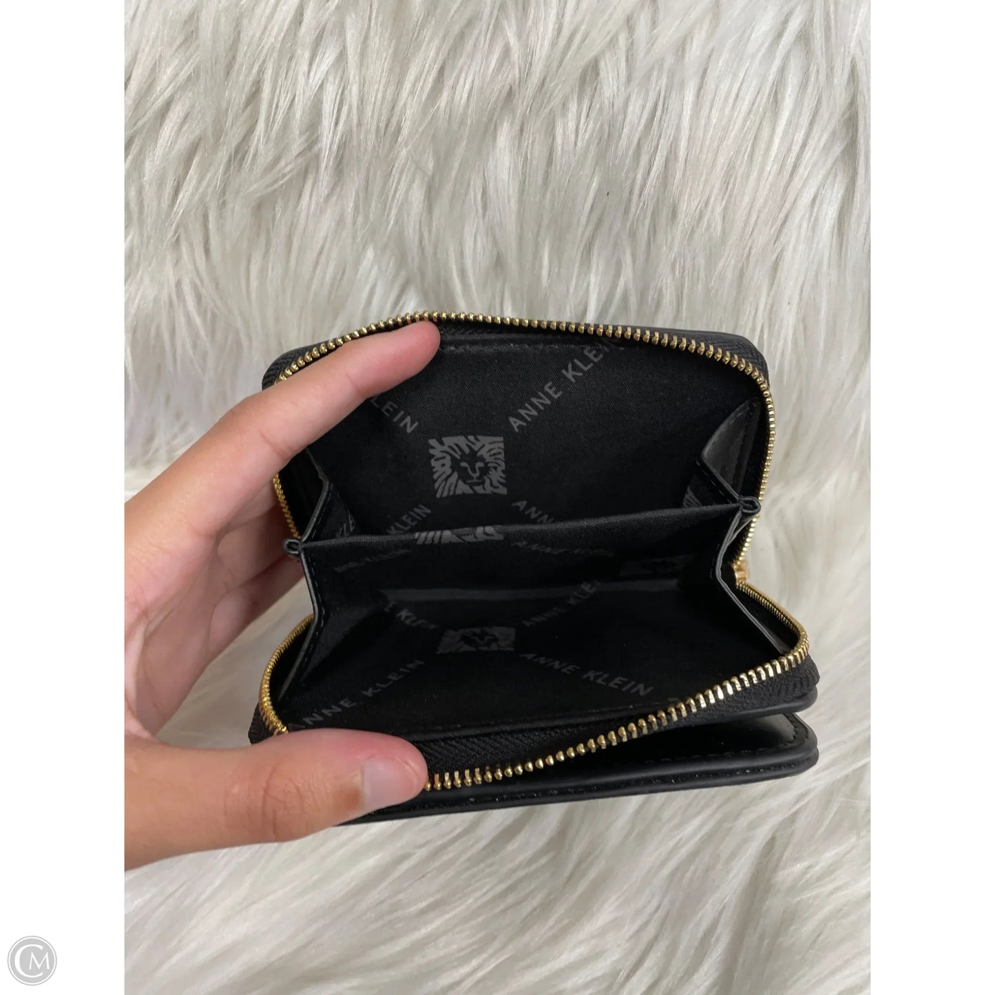 Wallet Leather By Anne Klein, Size: Medium