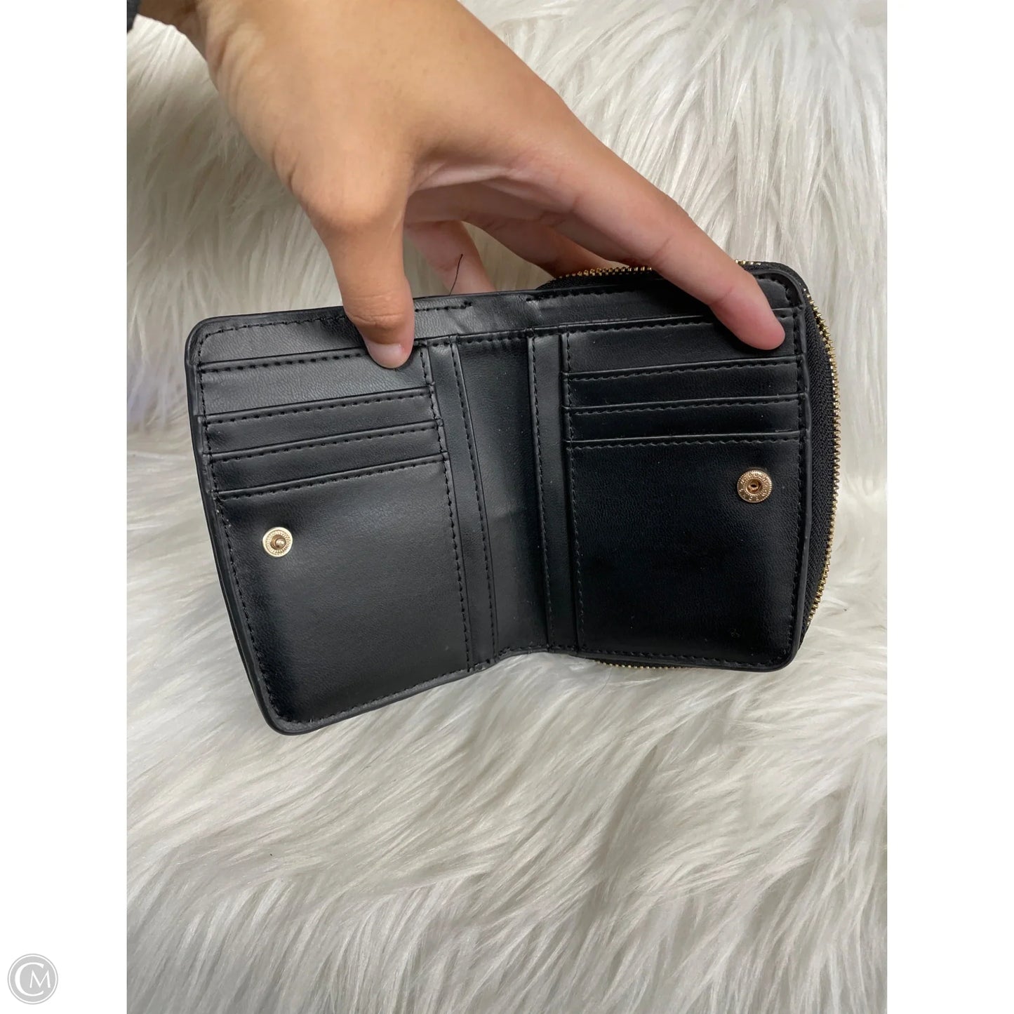 Wallet Leather By Anne Klein, Size: Medium