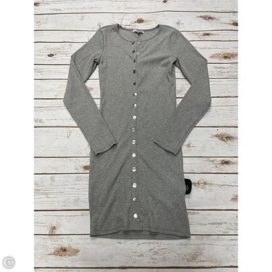 Dress Casual Short By Fashion Nova In Grey, Size: S