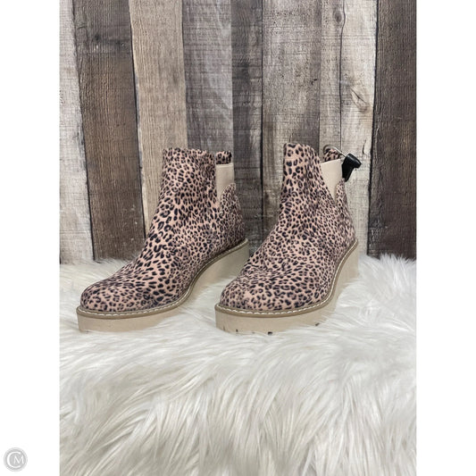 Boots Ankle Heels By Dolce Vita In Animal Print, Size: 8