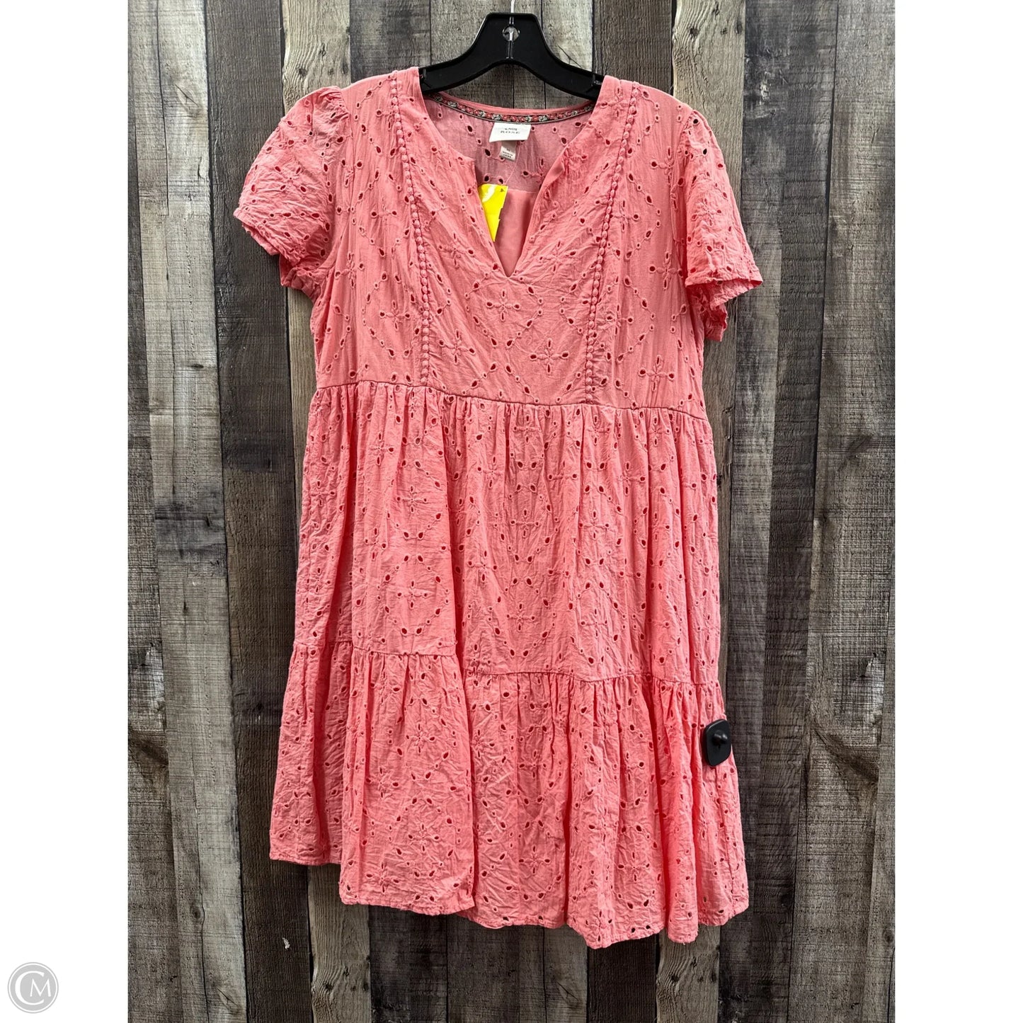 Dress Casual Short By Knox Rose In Pink, Size: M