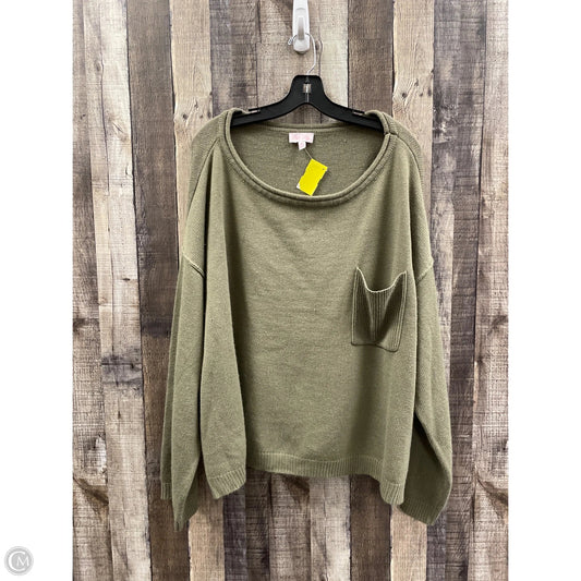 Sweater By Pink Lily In Green, Size: Xl
