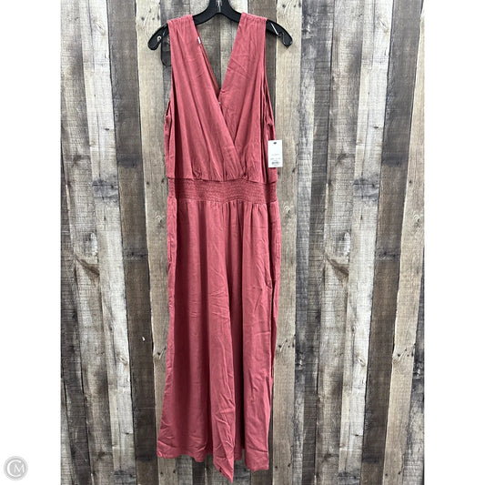 Jumpsuit By Nine West In Red, Size: Xl