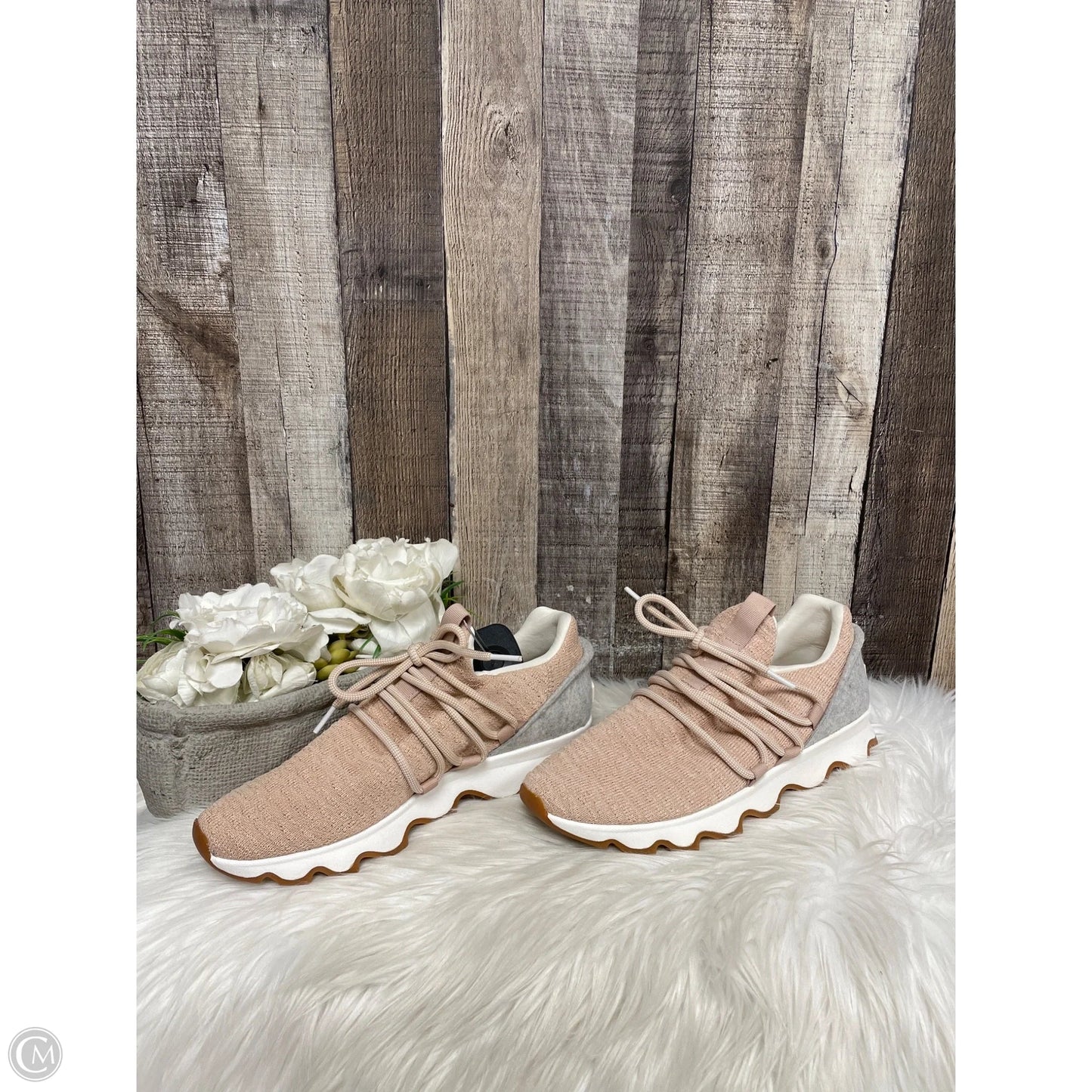 Shoes Athletic By Sorel In Pink, Size: 10