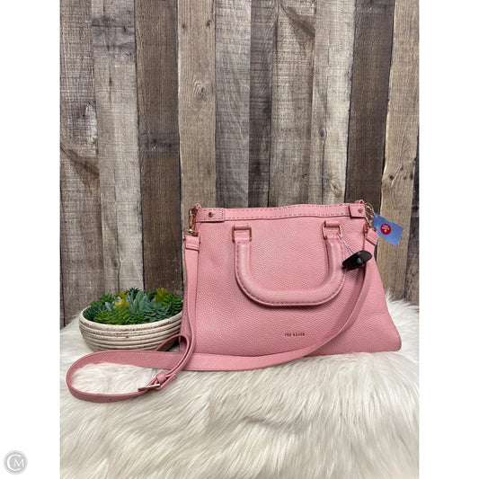 Handbag Leather By Ted Baker, Size: Large