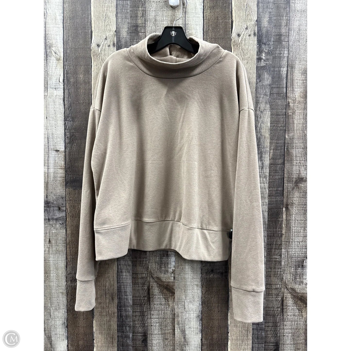 Top Long Sleeve By Bearpaw In Taupe, Size: Xl