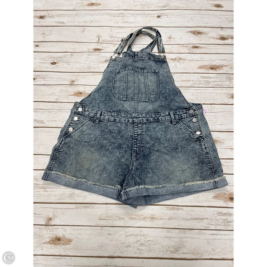 Overalls By No Boundaries In Blue Denim, Size: Xxl
