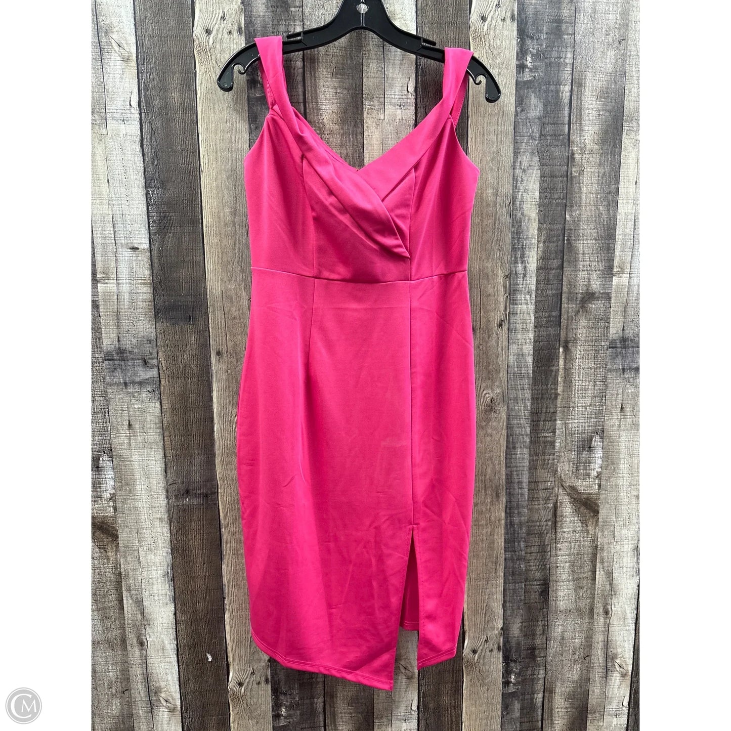 Dress Casual Midi By Cme In Pink, Size: M