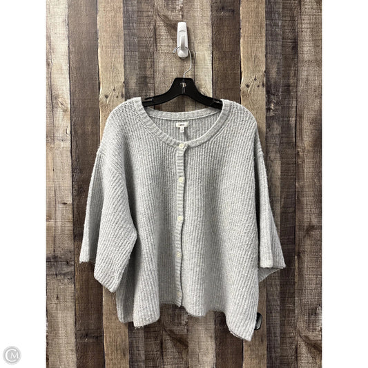 Sweater Short Sleeve By Aerie In Grey, Size: Xxl