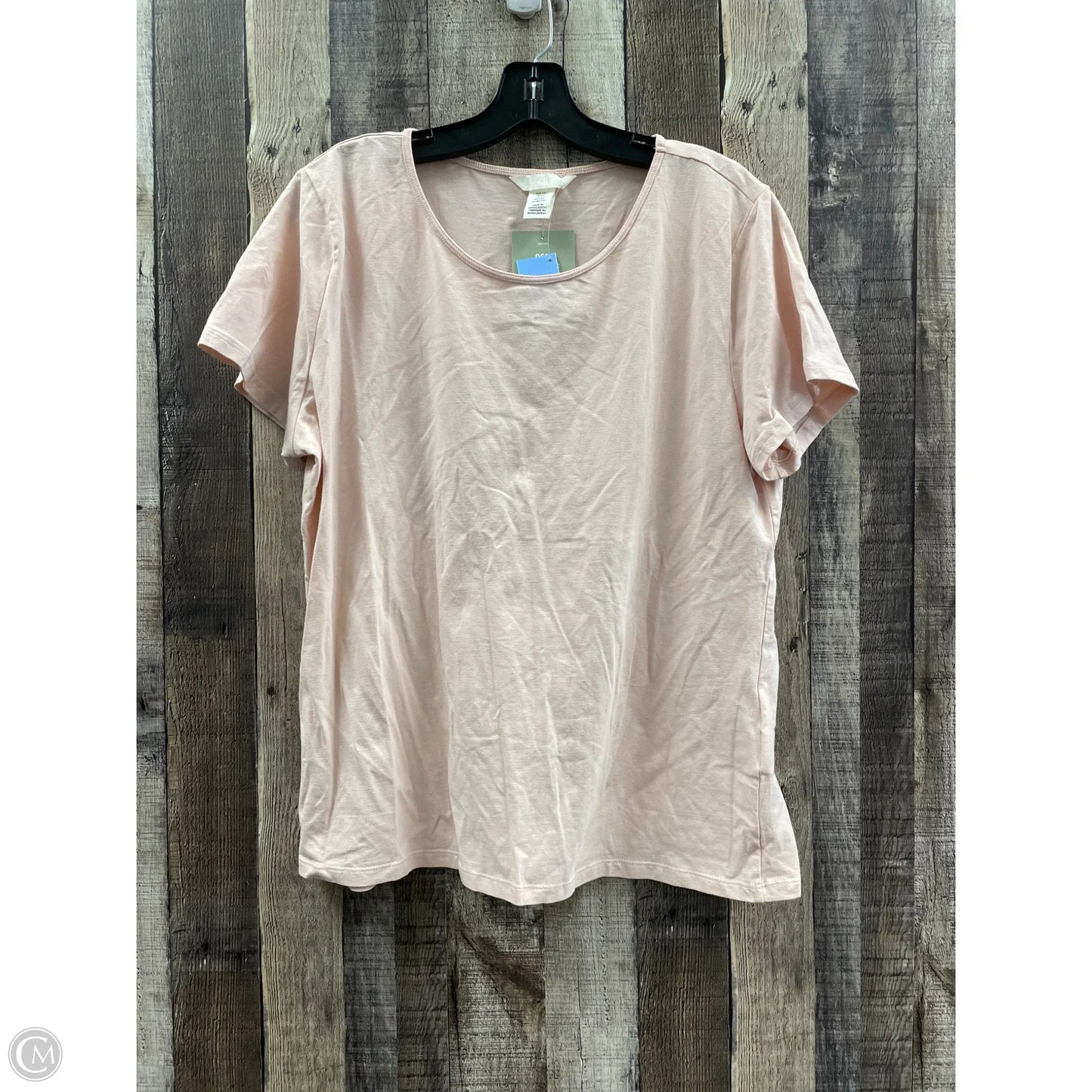 Top Short Sleeve By H&m In Pink, Size: Xxl