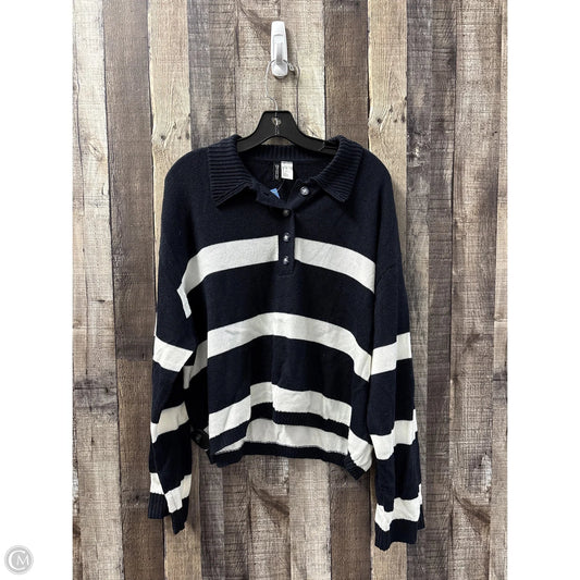 Sweater By Divided In Striped Pattern, Size: Xxl