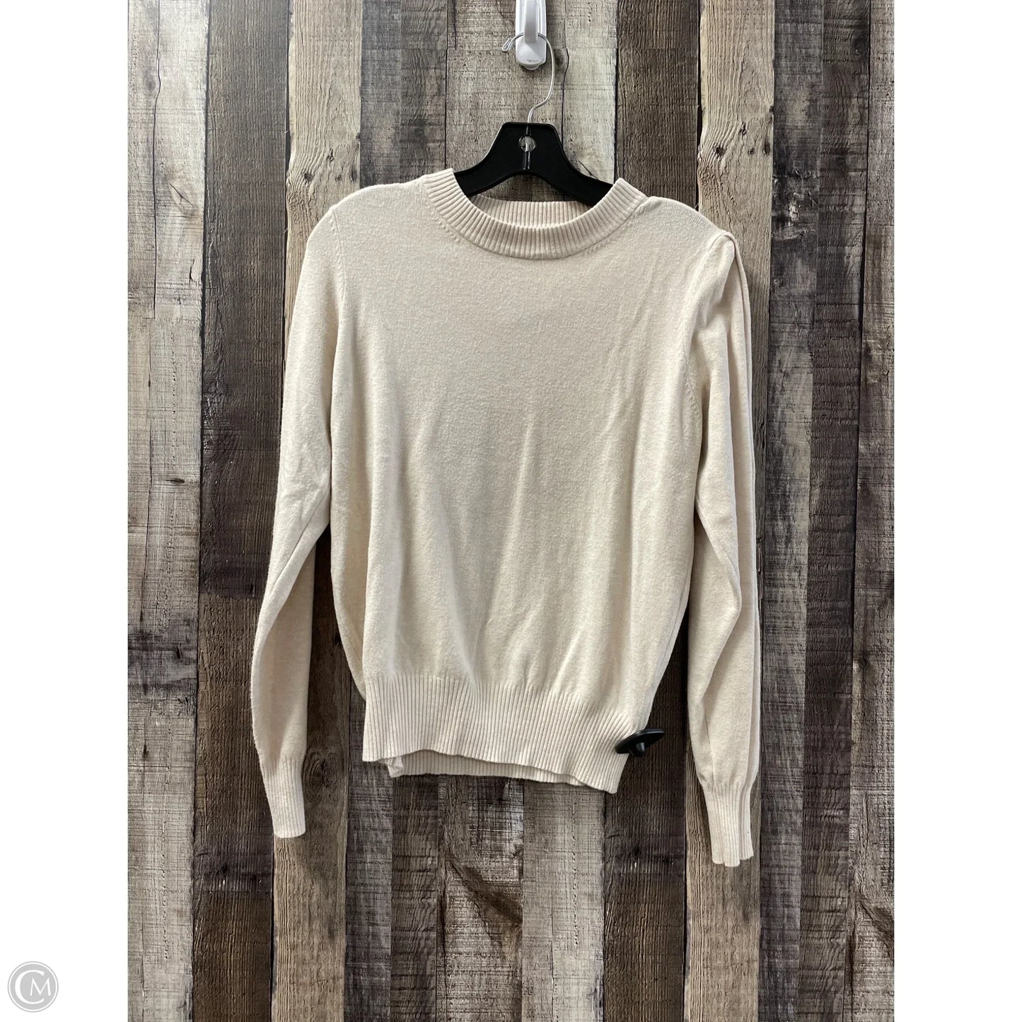 Top Long Sleeve By Zenana In Cream, Size: L