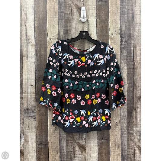 Top 3/4 Sleeve By Boden In Multi-colored, Size: Xs