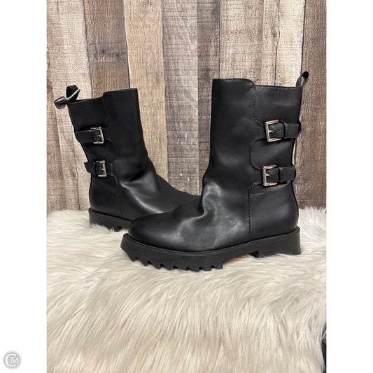 Boots Ankle Heels By Cme In Black, Size: 10