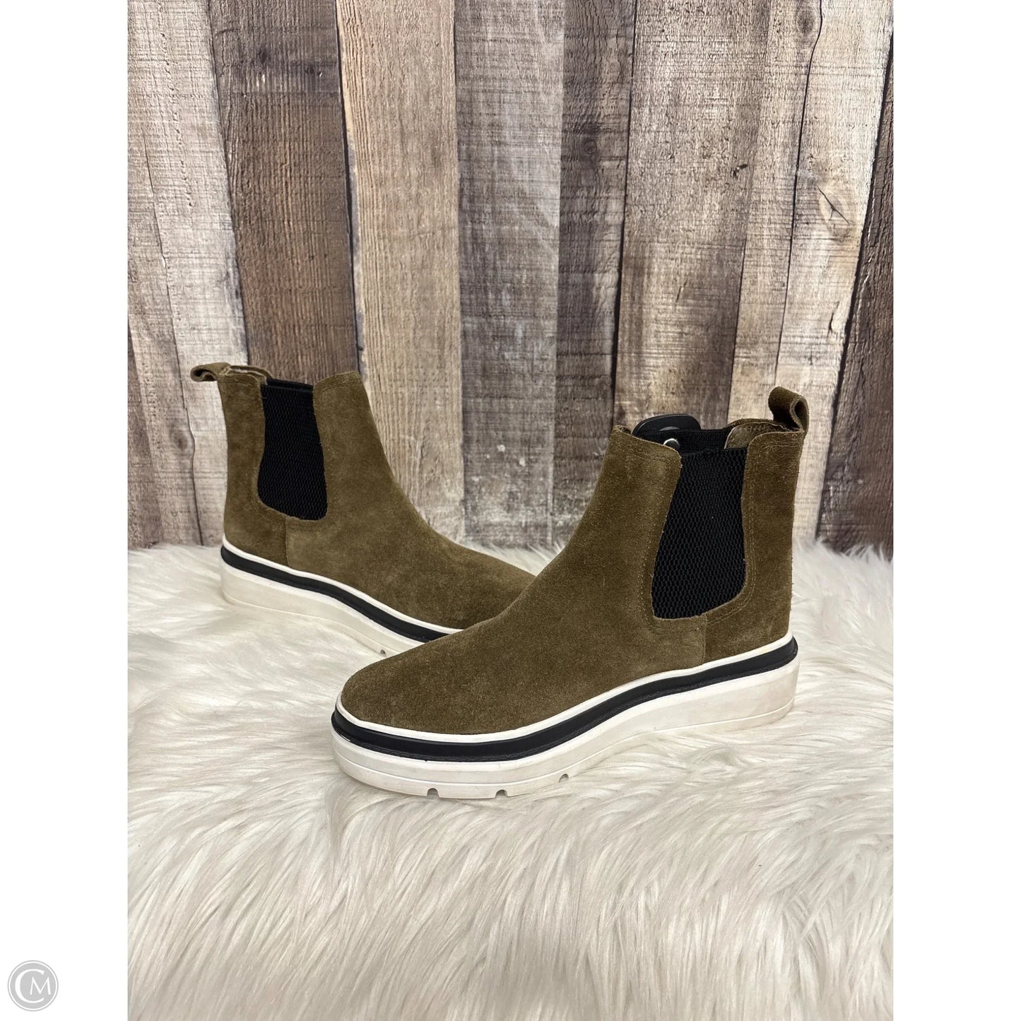 Shoes Heels Platform By Cme In Green, Size: 6.5