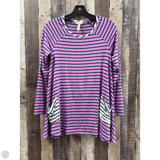 Top Long Sleeve By Matilda Jane In Purple, Size: Xs