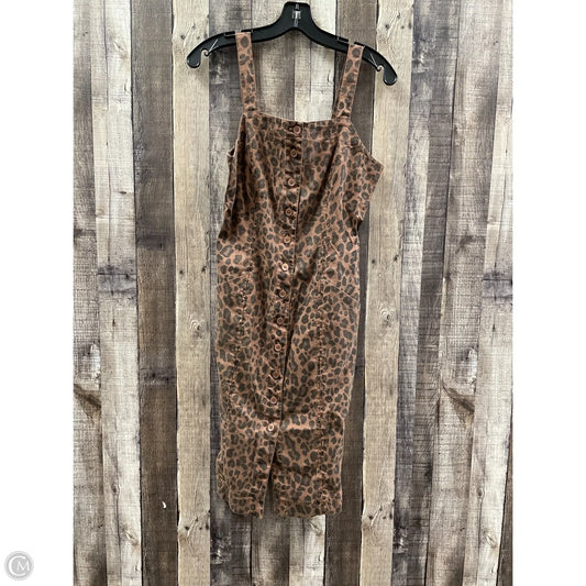 Dress Casual Short By Level 99 In Animal Print, Size: S