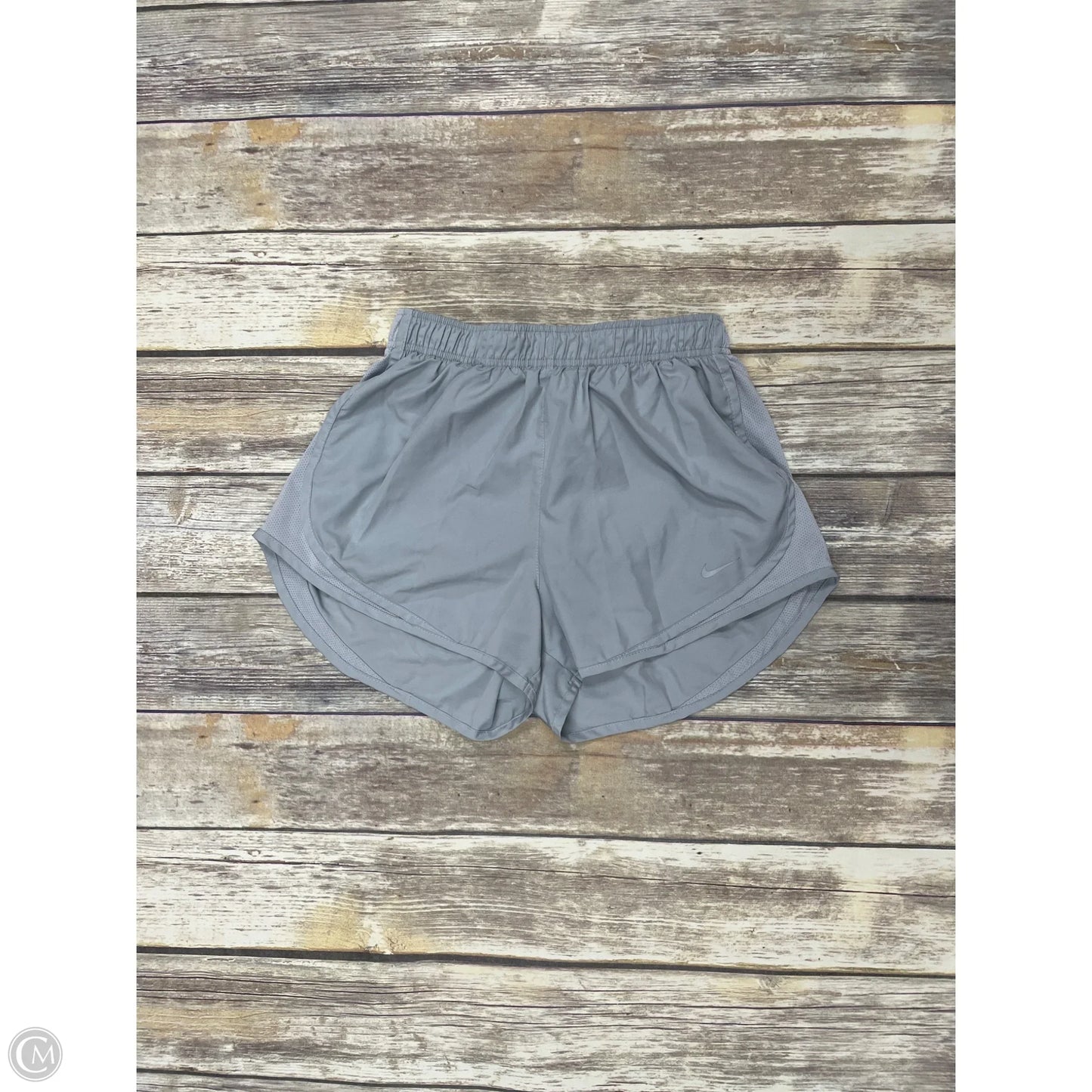 Athletic Shorts By Nike In Grey, Size: M