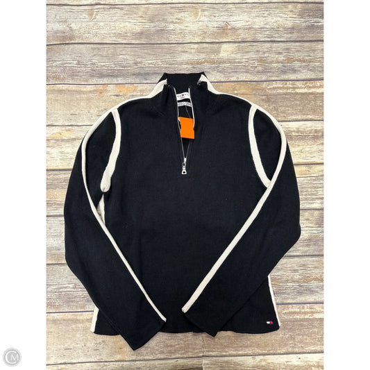 Sweater By Tommy Hilfiger In Black & White, Size: Xl