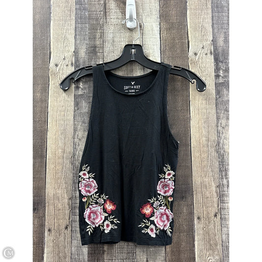 Top Sleeveless By American Eagle In Black, Size: S