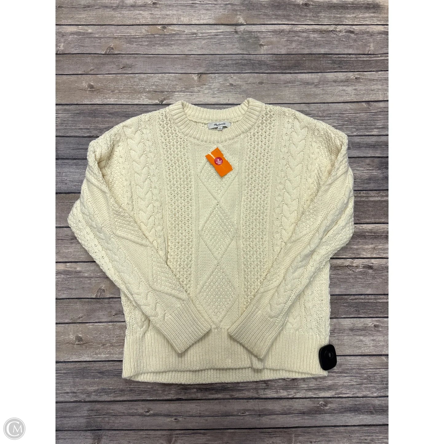 Sweater By Madewell In Cream, Size: S