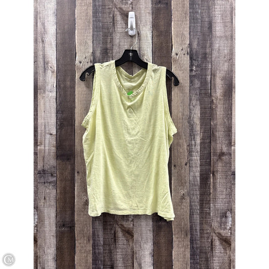 Top Sleeveless By Lane Bryant In Green, Size: 2x