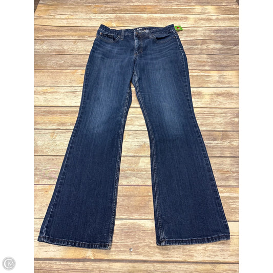 Jeans Boot Cut By Lee In Blue Denim, Size: 12