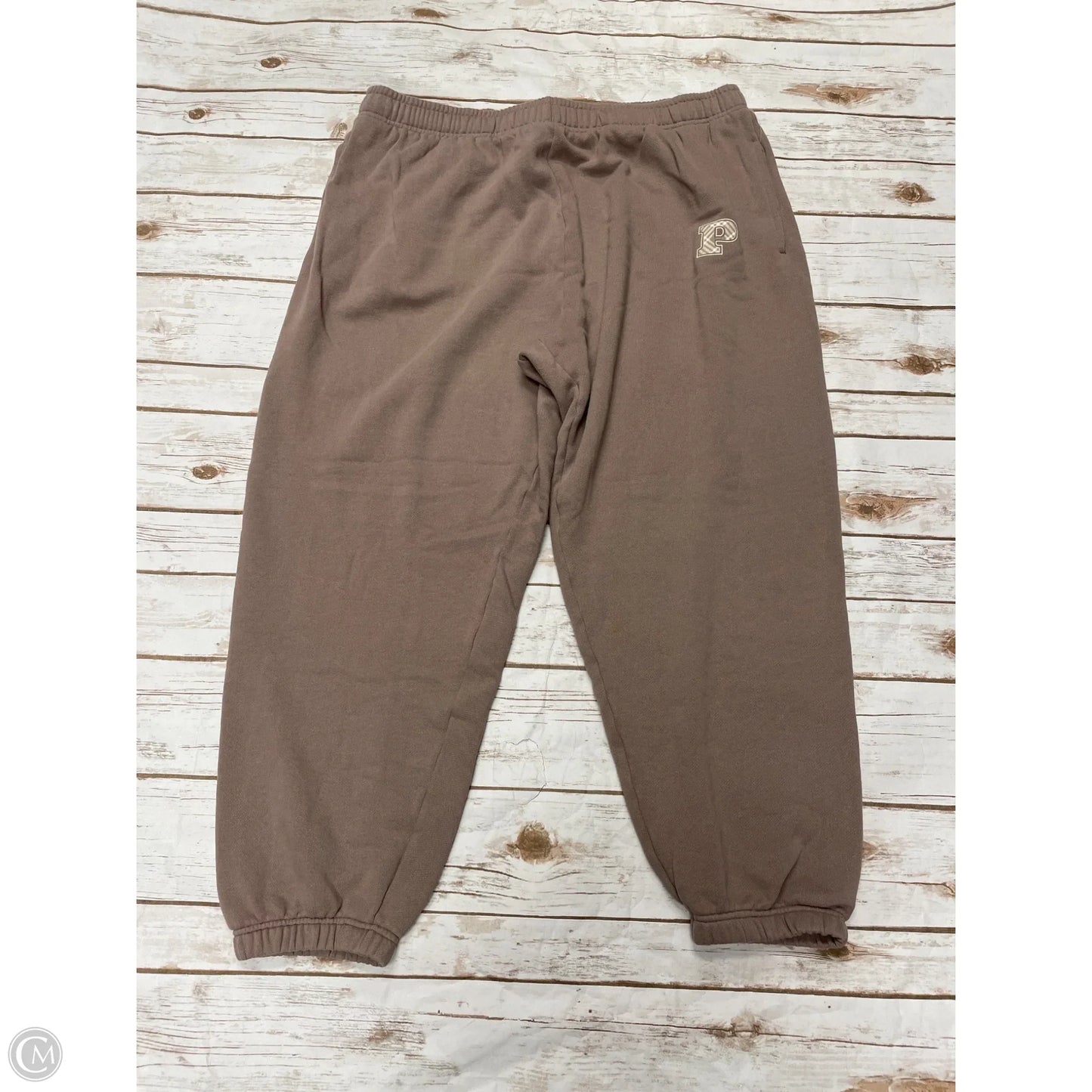 Pants Lounge By Pink In Brown, Size: Xxl