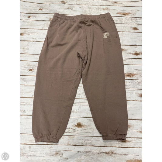 Pants Lounge By Pink In Brown, Size: Xxl