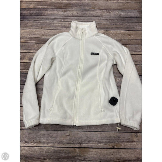 Jacket Fleece By Columbia In White, Size: M